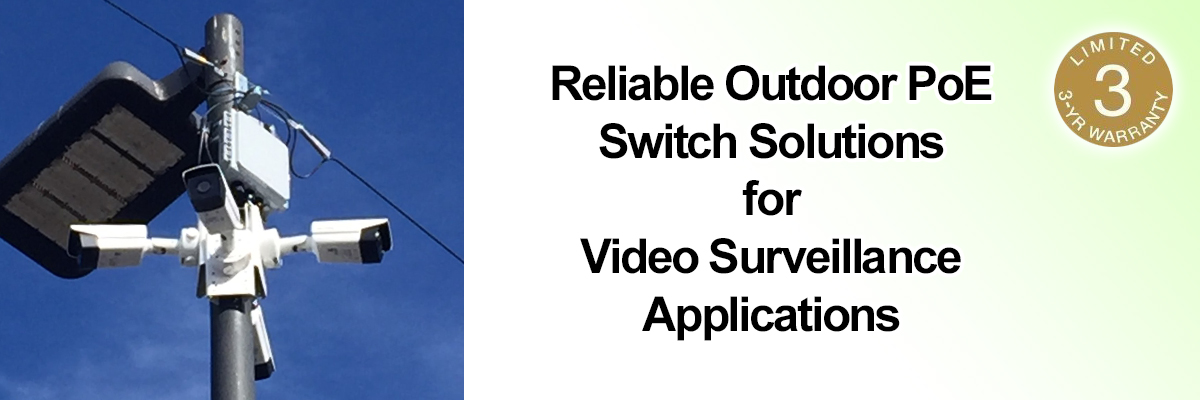 Outdoor PoE Switch, Weatherproof Power over Ethernet, Smart City ...