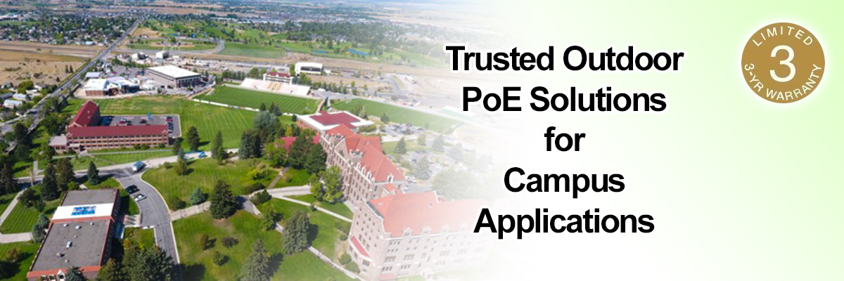 Outdoor PoE Switch, Weatherproof Power over Ethernet, Smart City ...